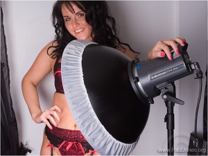 Michelle with Elinchrom D-Lite IT 4